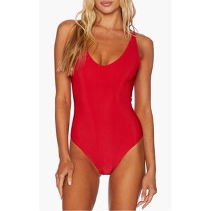 New! Beach Riot Reese Ribbed One Piece Swimsuit size Medium